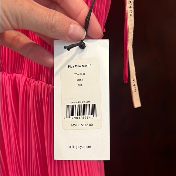 Ali & Jay Hot Pink Cocktail Dress - Picture 3 of 4